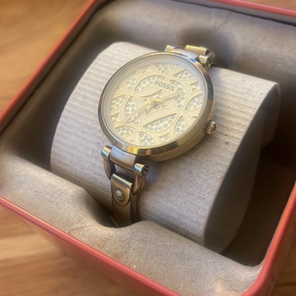 Fossil Ladies Georgia Watch in Gold - Picture 12 of 15